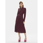 Pinko Srajčna obleka Asesente 100909 A19Q Črna Regular Fit
