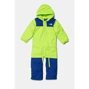 Kombinezon za dojenčka The North Face BABFREEDOM SNOW SUIT zelena barva, NF0A7UNAD6S1