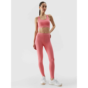 Womens 4F Sports Leggings - Coral
