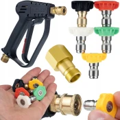Rosfix ROSFIX SET BRIZGALNA GLAVA ZA VISOKOTLAČNI ČISTILNIK – 5 ŠOB, PIŠTOLA 22 MM, ADAPTER EASY!LOCK | 300 BAR, (5000036486)