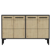 Hanah Home HANAH HOME Stria - Anthracite, Sapphire Oak TV omarica, (20864971)