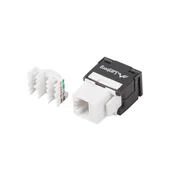 Keystone Lanberg Keystone modul RJ45 UTP Cat.6a, beznar., LSA, 180, črn