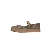 TOMS Otvorene balerinke  boja devine dlake (camel) / crna