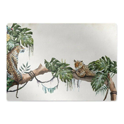 Decormat Podloga za stol Cheetahs on a branch 120x90 cm 15 cm