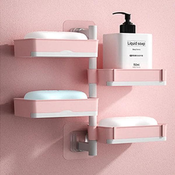Zidni držač za sapun | TRIORACK, Ružičasta