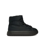 CONVERSE Gležnarji z vezalkami črna