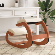 Stolica klecalica krem 55 x 84 x 55 cm šperploca od breze