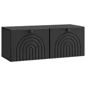 TV ormar za zid Zidne Crna 78,5 x 31 x 30 cm Konstruirano drvo