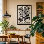 Wallity Dekorativna uramljena slika, 55x75cm, Šarena