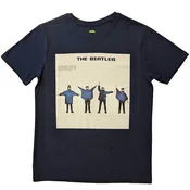 The Beatles HELP! Album Cover Navy Blue L Majica