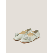 Monsoon Children Baletanke za devojcice Rosette Ballerina, Maslinaste