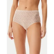 Chantelle Klasične spodnje hlačke z visokim pasom Soft Stretch C11D70 Bež