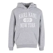 Karl Kani Majica Heritage 89 pegasto siva/bela