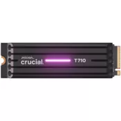 Crucial T710 4TB PCIe Gen5 NVMe M.2 2280 SSD disk s hladilnikom - CT4000T710SSD5