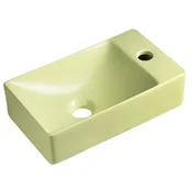 SAPHO Elegantno Pisatcijevo Keramično Umivalnik MARGITHA 38x22cm z Desnim Odpiranjem za Pipo
