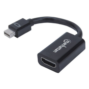 Adapter Manhattan 151528 Mini DisplayPort/M - HDMI 1080p Crni