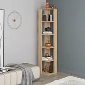 HANAH HOME Polica za knjige Nati Corner Sapphire hrast