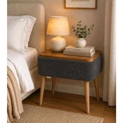 Hanah Home nocni ormaric Nova, antracit