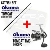 Palica + Rola Trofeja Okuma Catfish set
