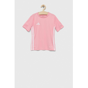 Otroška kratka majica adidas Performance TABELA 23 JSY roza barva
