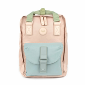 Himawari Kidss Backpack tr20329 Light Blue/Light Pink