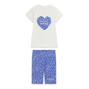Guess Komplet majica in legice A6GG03 K6YW4 Modra Regular Fit