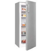 Exquisit GS231-NF-H-040C zamrzovalna z omara inox videzom 143 cm, NoFrost 161 prostornina litrov