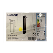 Luč Lucande LED za stebričke Silvan, 65 cm, antracitna barva, kovina - Sodobni - grafitno siva (RAL 840-M) - Aluminij