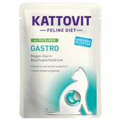 Ekonomično pakiranje Kattovit Gastro Pouch 12 x 85 g - Puretina i riža