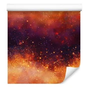 Fototapeta Watercolor Galaxy, bordo in breskev, 50x1000 cm