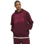 Under Armour RIVAL LW GRAPHIC HOODIE, muški pulover, crvena 6014686