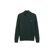 GANT Pulover temno zelena