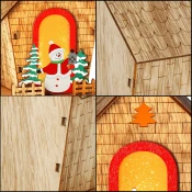 Springos BOŽIČNI OKRASEK 10 x 10,2 CM