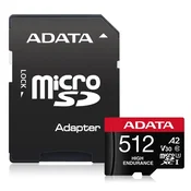 A-Data Pomnilniška kartica ADATA MicroSDXC 512 GB Class 10 UHS-I/U3 A2 V30