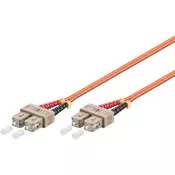 MicroConnect Patch Kabel - SC/UPC-SC/UPC 10m OM2 Optični, Moder