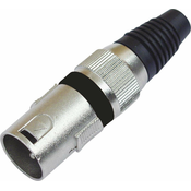 Omnitronic Road Metal XLR Plug Black