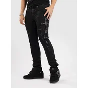Ninth Hall Skinny Lth Crosses Jeans black