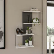 Hanah Home Zidna polica Destan, 65x96x19 cm,Bela