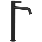 ICONIC washbasin mixer, high, black matt - Črna mat barva - Sapho - ICONIC - 72 - Medeninasti - Vzvod - Krožni - 45 - 309 - 14