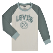 Levis Majice z dolgimi rokavi PREP COLORBLOCK LONGSLEEVE Bela