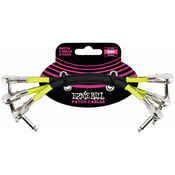 Ernie Ball 6 Pancake Angle Patch Cable 3-Pack Black