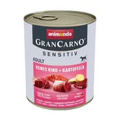 Animonda ANIMONDA GranCarno Adult Sensitiv Govedina s krompirjem - mokra hrana za pse - 800g