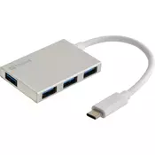SANDBERG USB HUB 4 port Pocket USB C - USB 3.0 136-20