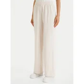 Tommy Hilfiger Spodnji del trenirke UW0UW06180 Bež Wide Leg