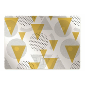 Decormat Podloga za zaščito tal Wheels and triangles 120x90 cm 15 cm