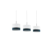 Eglo 38555 - Luster na sajli SPALTINI 3xE27/60W/230V