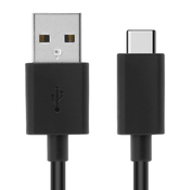 SONY Originalni kabel Sony USB v USB tipa C, črn - dolžina 1 m, (20524382)