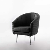 Cameleon Home Art Fotelja Queen, Crna