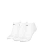 Ženske nogavice CALVIN KLEIN - kratke, bele, 3 pari, 36/41