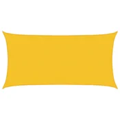 Jedrilica za suncevu sjenu Žuta 2,5 x 6 m HDPE